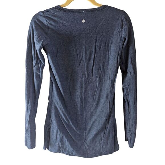 LULULEMON ATHLETICA Every Yogi Long Sleeve"Reversibe" Size 6 - Picture 4 of 5
